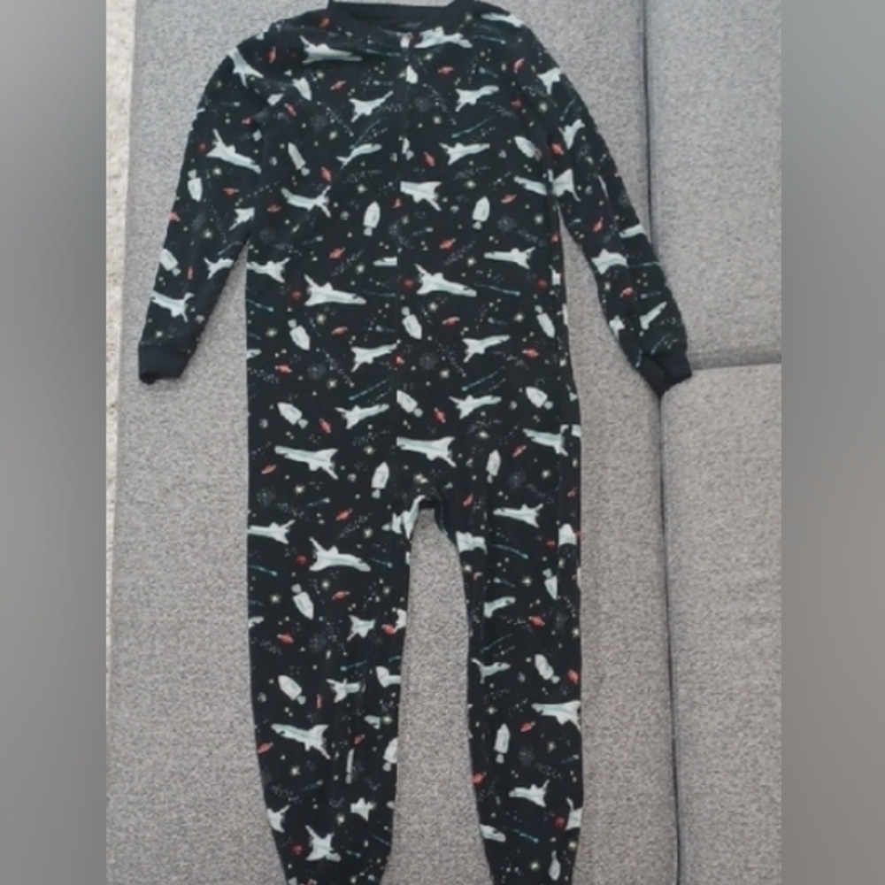 Space-Themed Black Kids One Piece